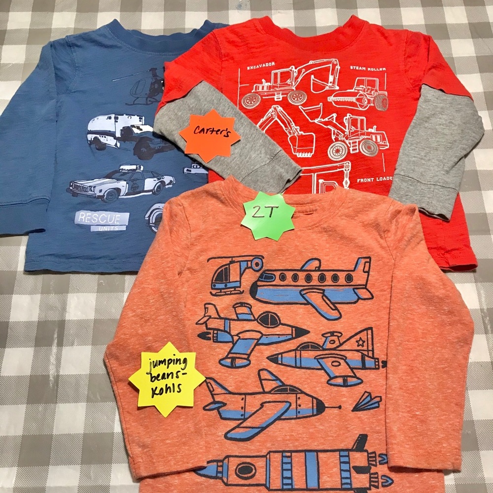 Transportation shirts- 2T